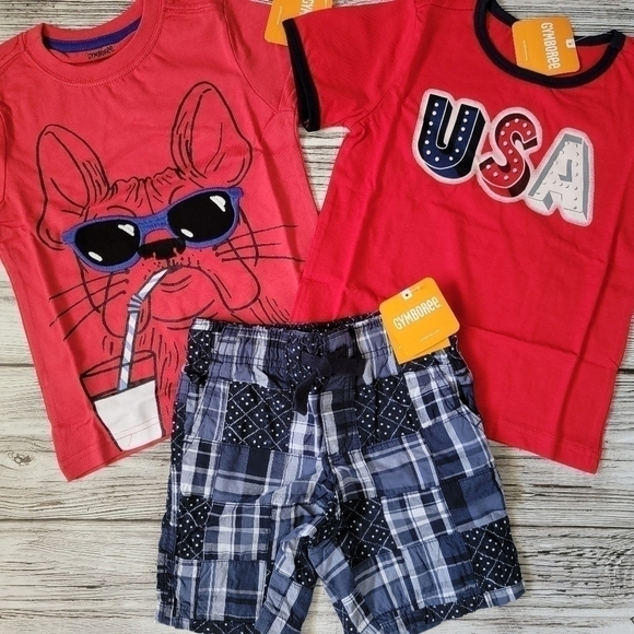 NWT Gymboree 4th of July Independence Day Patriotic Outfit
